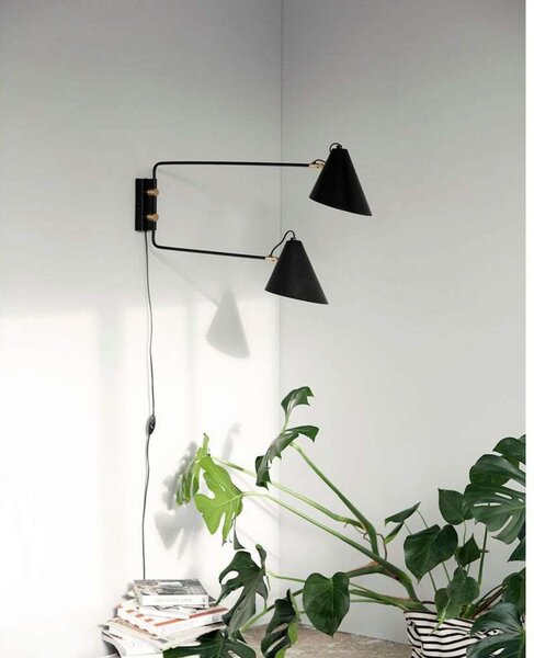 Club Double Fali Lámpa 81cm Black - House Doctor