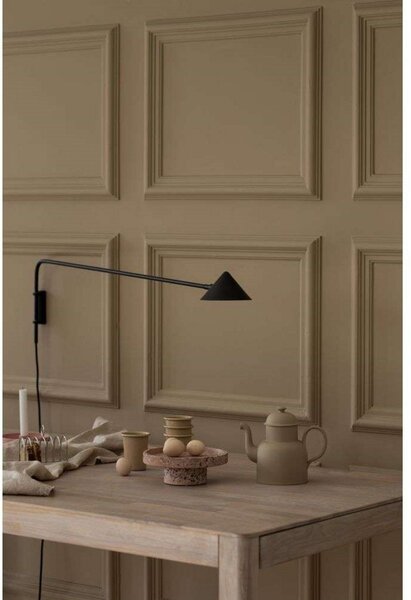 Fali Lámpa Watt & Veke, dimmable, Fekete, Nappali, Fém, Skandináv