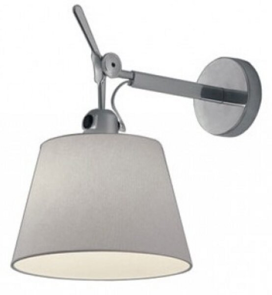 Fali Lámpa Artemide, dimmable, Szürke, Nappali, Szövet / Textília