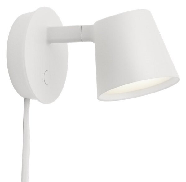 Fali Lámpa Muuto, dimmable, Fehér, Nappali, Alumínium