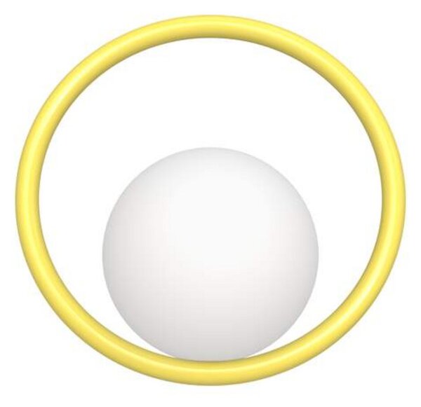 Hula Hoop Fali Lámpa Sunshine Yellow - Swedish Ninja