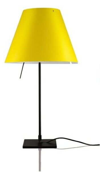 Costanzina Asztali Lámpa Black/Smart Yellow - Luceplan