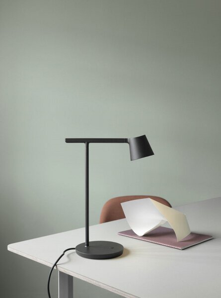 Asztali lámpa Muuto, dimmable, Fekete, Nappali, Alumínium