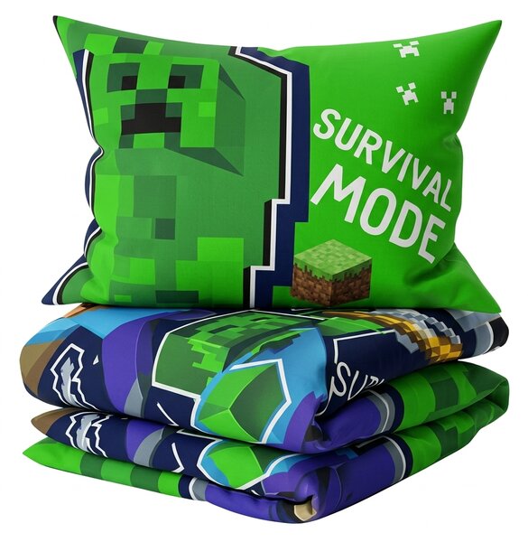 Gyerek ágyneműhuzat MINECRAFT MOOD színes Ágyneműhuzat mérete: 70 x 80 cm | 140 x 200 cm