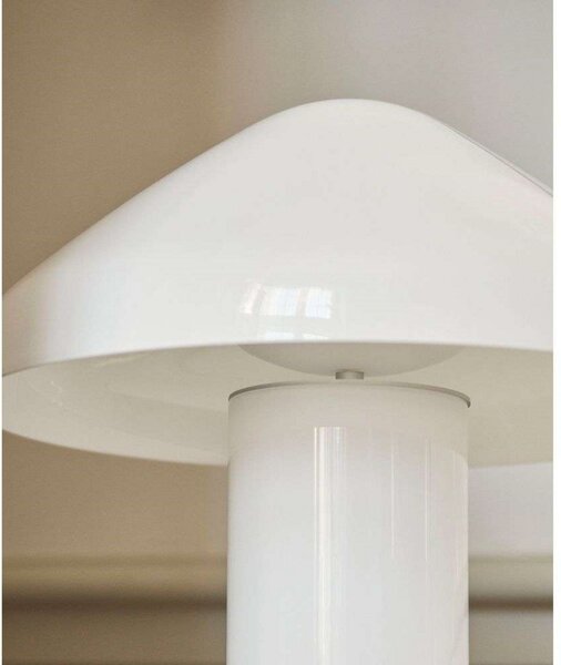 Asztali lámpa HAY, dimmable, Fehér, Nappali, Üveg