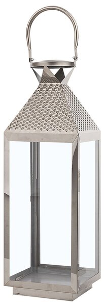 Lámpás BALI Rozsdamentes acél 55 cm Ezüst