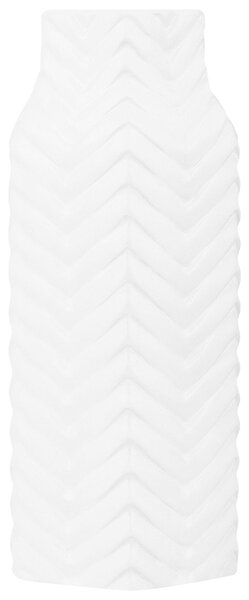 Dekor váza XANTHOS Kőcserép 32 cm Fehér
