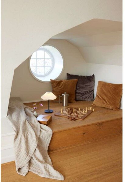Asztali lámpa Halo Design, dimmable, Fehér, Nappali, Fém