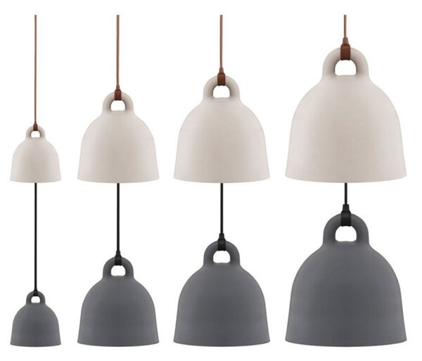 Függőlámpa Normann Copenhagen, Bézs, Nappali, Alumínium