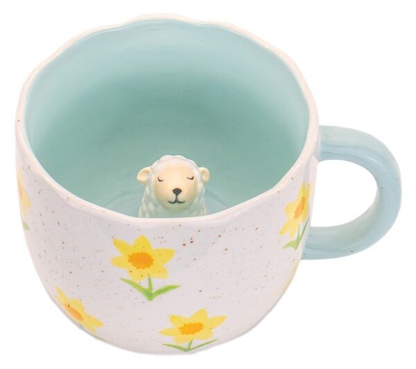 Kék-krémszínű porcelán bögre 350 ml Surprise Sheep – Sass & Belle