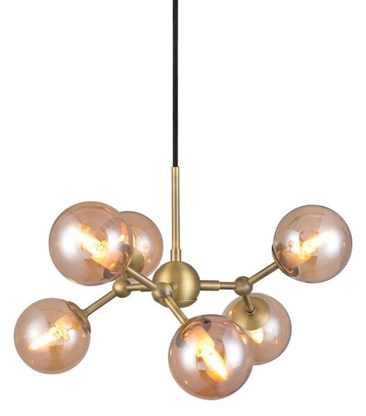Függőlámpa Halo Design, Arany / Sárgaréz, Étkező, Fém