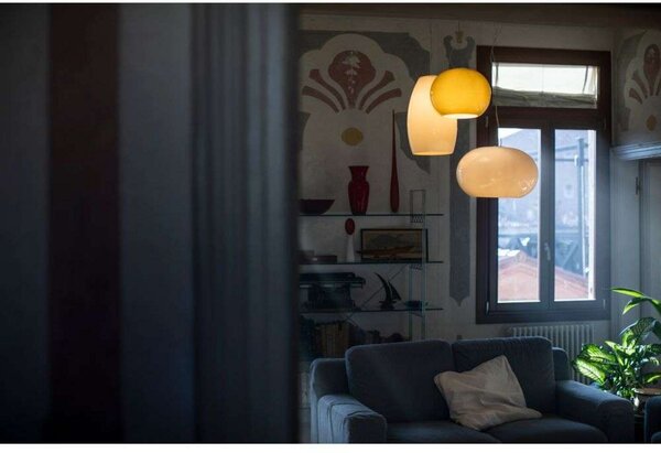 Függőlámpa Foscarini, Fehér, Étkező, Üveg