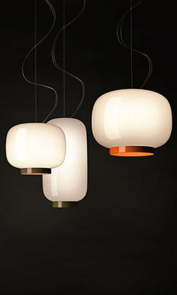 Függőlámpa Foscarini, dimmable, Fehér, Nappali, Üveg