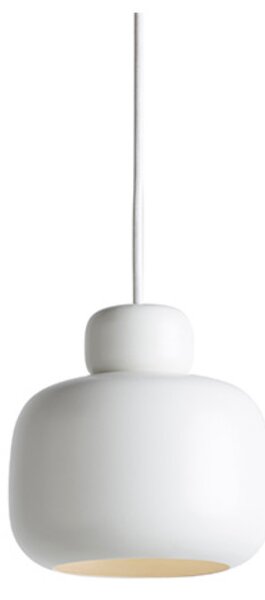 Függőlámpa Woud, Stone, dimmable, Fehér, Konyha, Fém, Dizájn