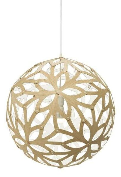 Floral Függőlámpa Ø60 White 1 Side - David Trubridge