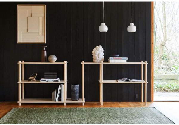 Függőlámpa Woud, Stone, dimmable, Fehér, Konyha, Fém, Dizájn