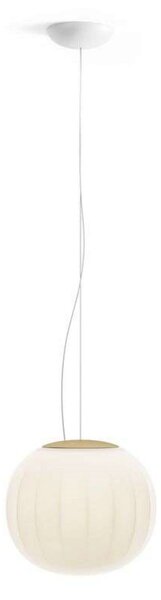 Függőlámpa Luceplan, dimmable, Arany / Sárgaréz, Nappali, Üveg