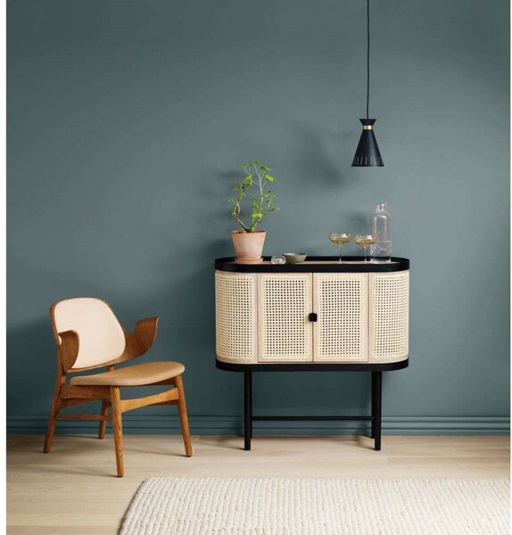 Függőlámpa Warm Nordic, Cone, dimmable, Fekete, Konyha, Fém, Vintage