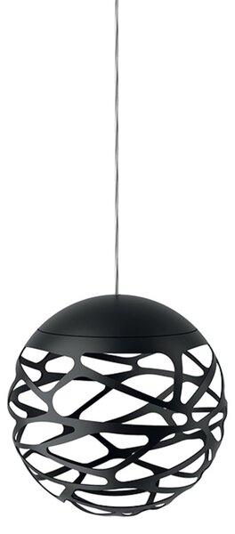 Függőlámpa Lodes, dimmable, Fekete, Étkező, Fém