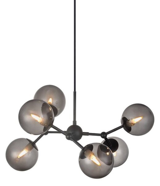 Függőlámpa Halo Design, Szürke, Étkező, Fém