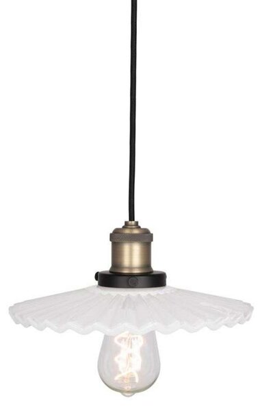 Függőlámpa Globen Lighting, COBBLER, dimmable, Fehér, Étkező, Üveg, Vintage