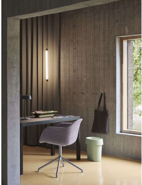 Függőlámpa Muuto, dimmable, Fekete, Étkező, Alumínium