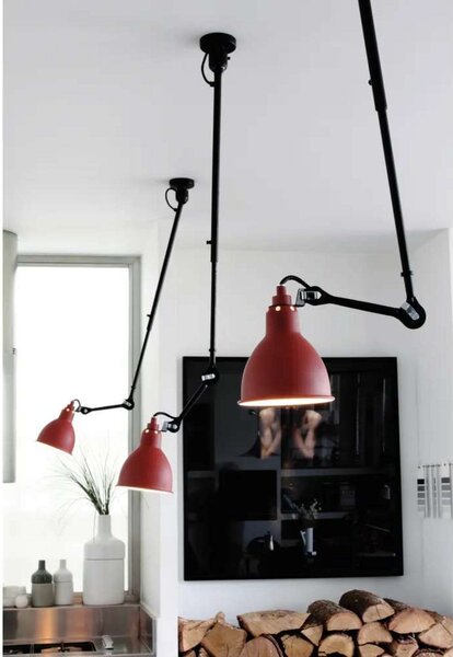 Mennyezeti Lámpa Lampe Gras, Piros, Nappali, Fém