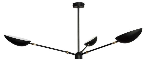 Mennyezeti Lámpa Watt & Veke, dimmable, Fekete, Nappali, Fém, Modern