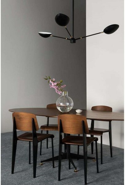 Mennyezeti Lámpa Watt & Veke, dimmable, Fekete, Nappali, Fém, Modern