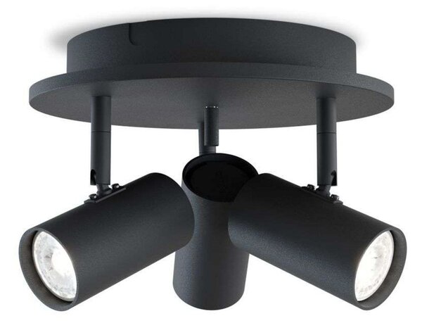 Mennyezeti Lámpa Belid, dimmable, Fekete, Nappali, Fém