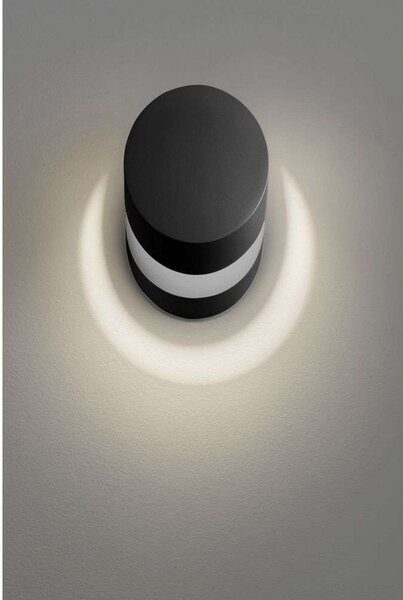 Fali Lámpa Lodes, dimmable, Fekete, Nappali, Fém