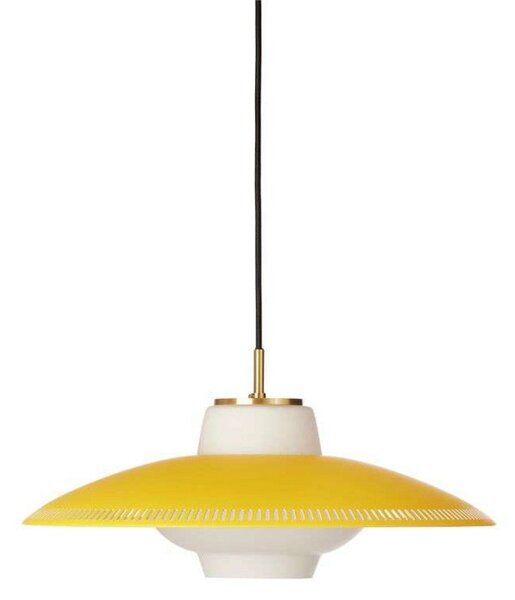 Függőlámpa Warm Nordic, Opal Shade, dimmable, Sárga, Étkező, Fém, Skandináv
