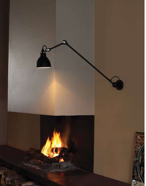 Fali Lámpa Lampe Gras, Fekete, Nappali, Fém
