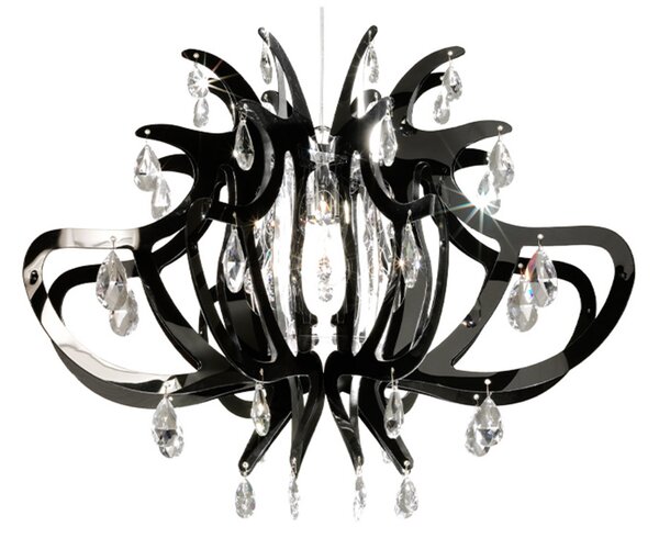 Lillibet Függőlámpa Black/Transparent - SLAMP