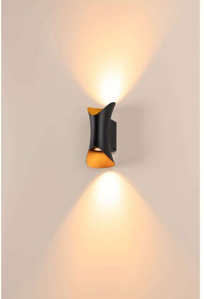Fali Lámpa SLV, dimmable, Fekete, Alumínium