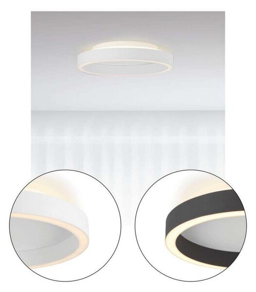 Mennyezeti Lámpa Halo Design, dimmable, Fehér, Hálószoba, Műanyag