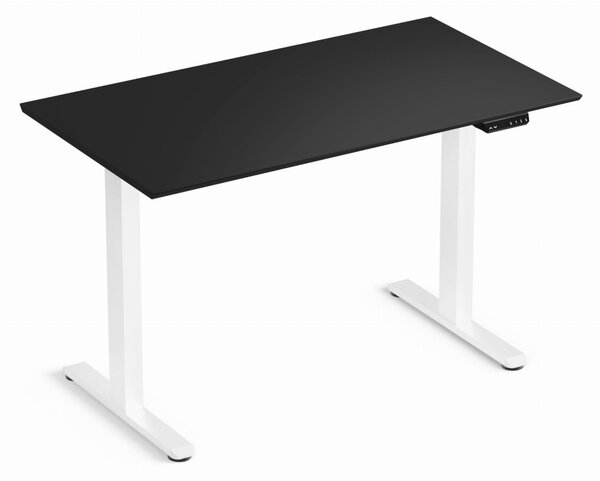 Elektromosan állítható magasságú íróasztal 120x67cm fekete / fehér | LVN System Control Flex+