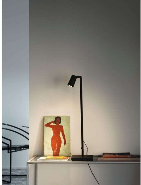 Asztali lámpa Nemo Lighting, dimmable, Fekete, Dolgozószoba / iroda, Alumínium