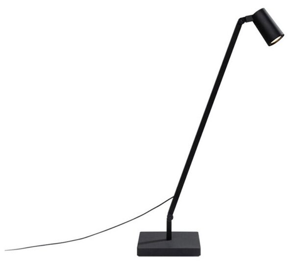 Asztali lámpa Nemo Lighting, dimmable, Fekete, Dolgozószoba / iroda, Alumínium
