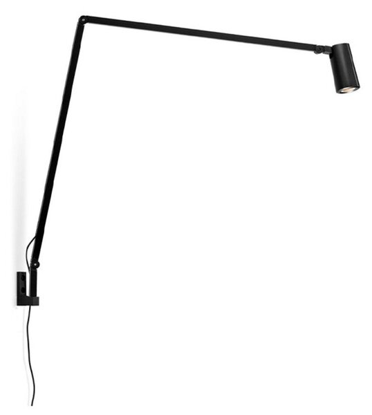 Fali Lámpa Nemo Lighting, dimmable, Fekete, Dolgozószoba / iroda, Alumínium