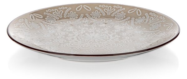 Banquet formájú lapos tányér készlet 27 cm, 6 db