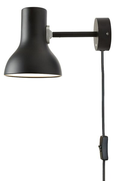 Fali Lámpa Anglepoise, Type 75 Mini, Fekete, Nappali, Fém, Dizájn