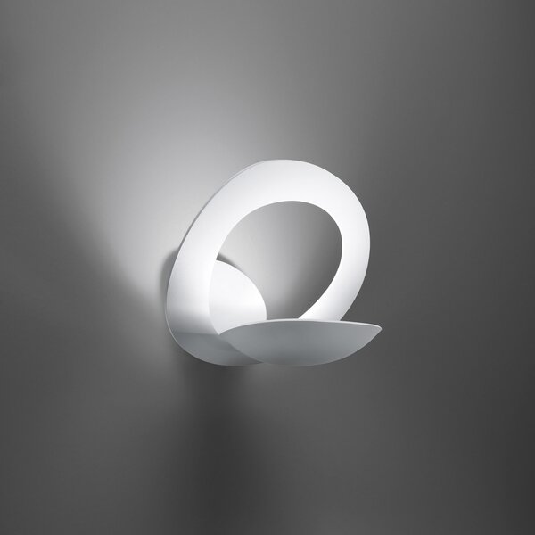 Fali Lámpa Artemide, Pirce, dimmable, Fehér, Folyosó, Fém, Dizájn