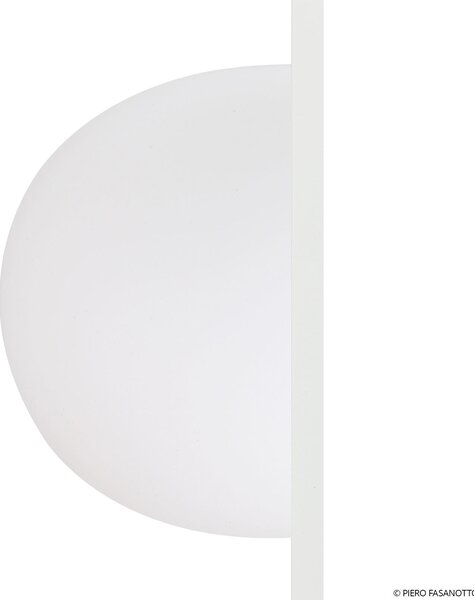 Fali Lámpa FLOS, Glo-Ball, dimmable, Fehér, Nappali, Üveg, Dizájn