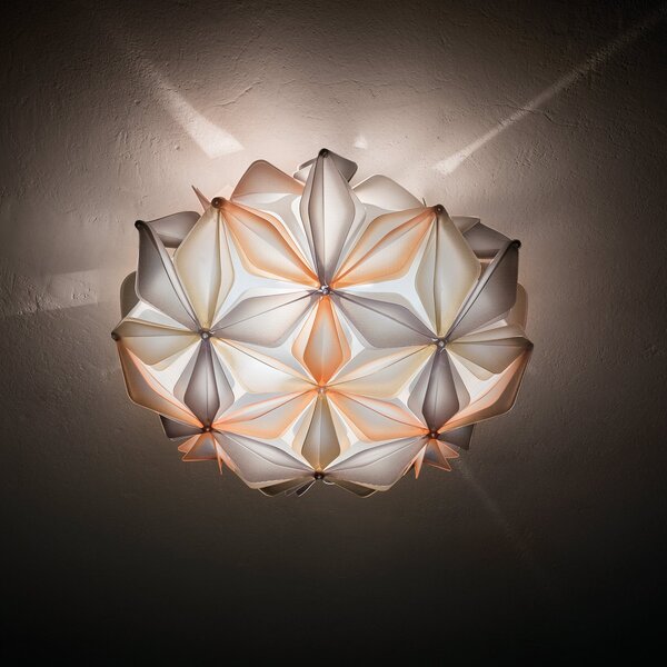 Mennyezeti Lámpa Slamp, La Vie M, dimmable, Bézs, Nappali, Műanyag, Dizájn
