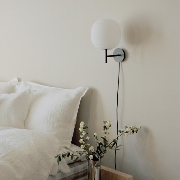 Fali Lámpa New Works, Lantern Small, dimmable, Fekete, Nappali, Fém, Dizájn