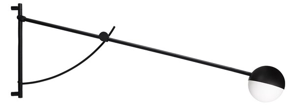 Fali Lámpa Northern, Balancer, dimmable, Fekete, Nappali, Fém, Dizájn