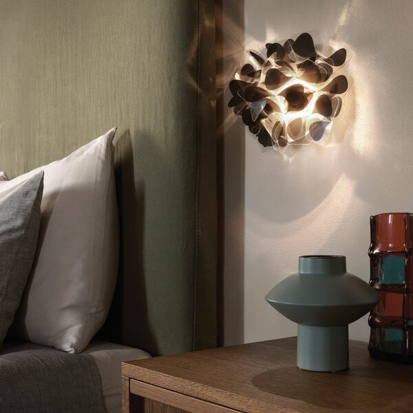 Fali Lámpa Slamp, Clizia Mama Non Mama, dimmable, Fekete, Nappali, Műanyag, Dizájn