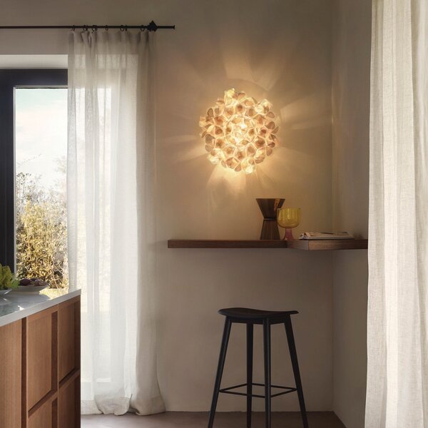Fali Lámpa Slamp, Clizia Mama Non Mama, dimmable, Arany / Sárgaréz, Nappali, Műanyag, Dizájn