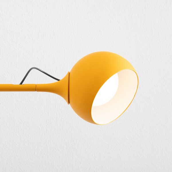 Fali Lámpa Artemide, Ixa, dimmable, Sárga, Nappali, Fém, Dizájn